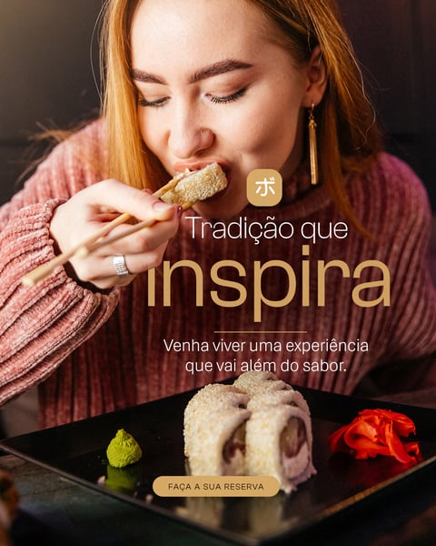 SUSHI BAR TRADIÇÃO SOCIAL MEDIA PSD EDITÁVEL