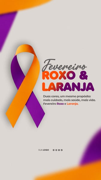 FEVEREIRO ROXO FEVEREIRO LARANJA 02 STORY