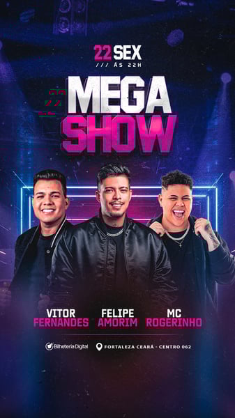 FLYER EVENTO - MEGA SHOW - STORY