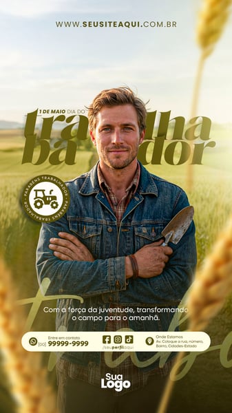 STORY 1 DE MAIO DIA DO TRABALHO SOCIAL MEDIA PSD EDITÁVEL 04