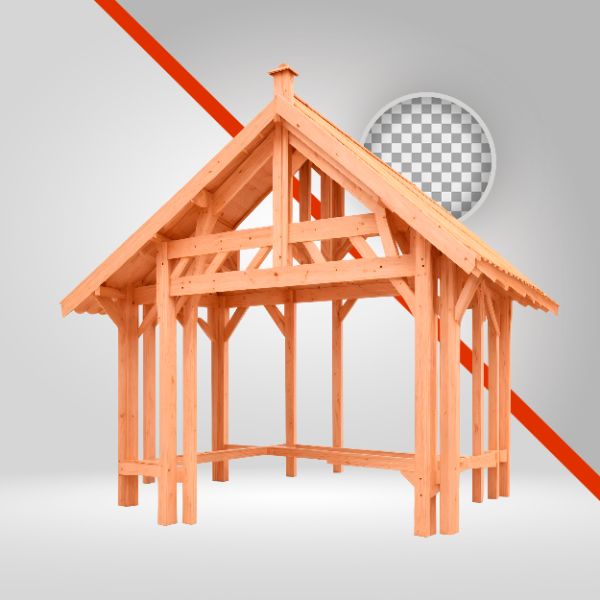 CASA DE CAMPO FEITA DE MADEIRA, BARRACA DE FAZENDA