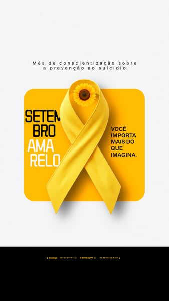 CAMPANHA SETEMBRO AMARELO FLYER STORY SOCIAL MEDIA 6