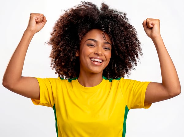 TORCEDORA BRASILEIRA FUTEBOL COPA DO MUNDO COMEMORANDO VITÓRIA 25