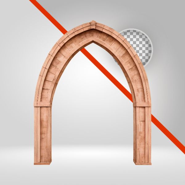 ARCO DE MADEIRA, VIGAS DE MADEIRA, ELEMENTO PNG 3D-IA,COMPOSIÇÃO PARA  VAQUEJADA, PISEIRO, ESTRUTURA DE MADEIRA, FUNDO