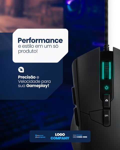 LOJA DE INFORMÁTICA ELETRÔNICOS TECNOLOGIA SOCIAL MEDIA PSD EDITÁVEL