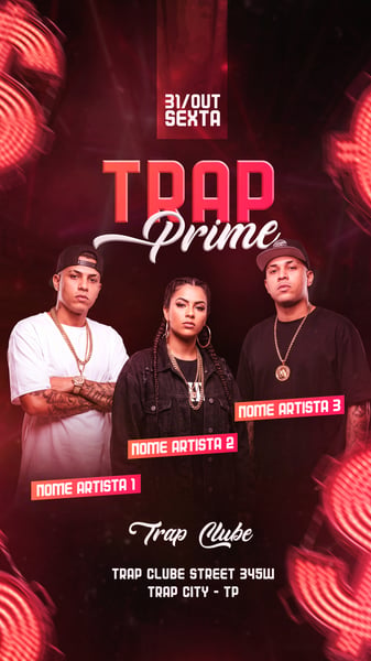FLYER TRAP PRIME PSD PARA STORIES
