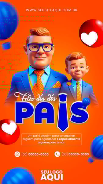 POST STORY - FELIZ DIA DOS PAIS