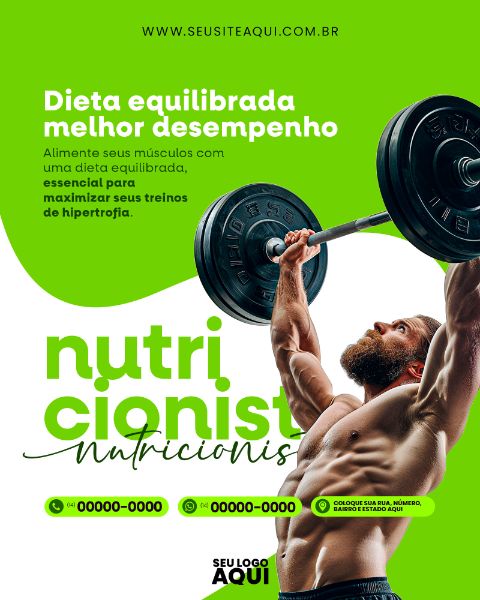 FEED | NUTRICIONISTA | DIETA | ALIMENTAÇÃO | PSD EDITÁVEL