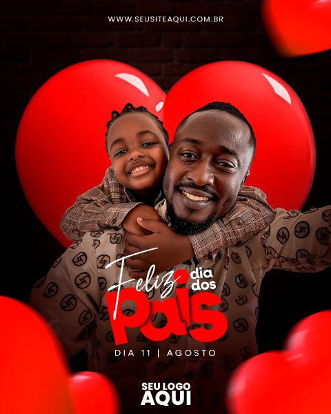 FEED VERTICAL - FELIZ DIA DOS PAIS | SOCIAL MEDIA | PSD EDITÁVEL