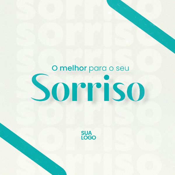 CAMPANHA CLÍNICA ODONTOLÓGICA CONSULTÓRIO DENTISTA MÍDIA SOCIAL PSD EDITÁVEL