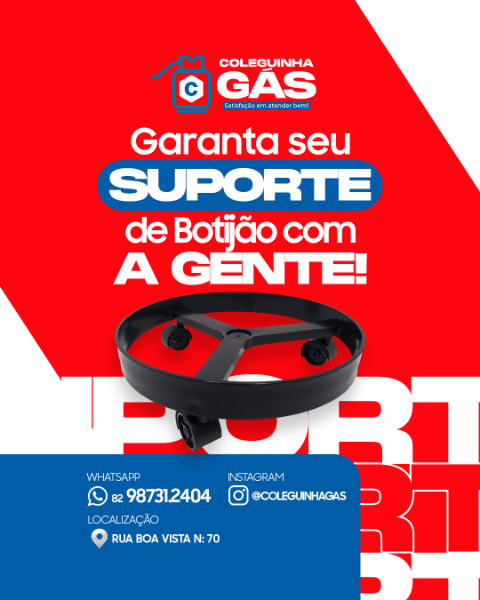 GARANTA SEU SUPORTE - COLEGUINHA GÁS (FEED E STORIES)