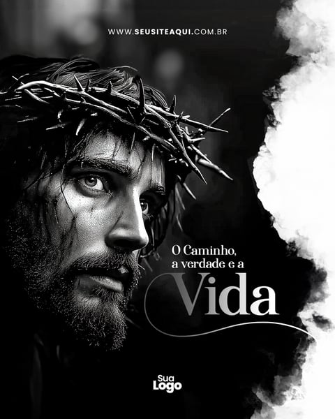 Feed Vertical Feliz Páscoa 2025 - Social Media