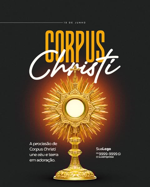 SOCIAL MEDIA DIA DE CORPUS CHRISTI 19 DE JUNHO
