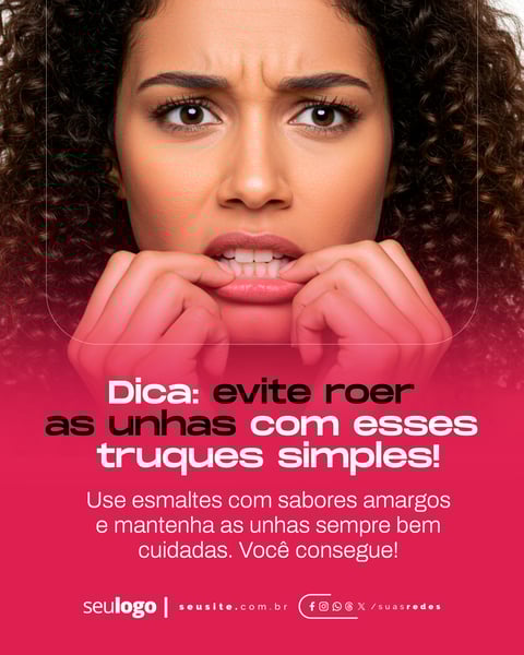 MANICURE - EVITE ROER AS UNHAS