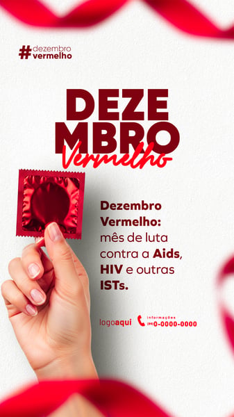 DEZEMBRO VERMELHO MÊS DE LUTA CONTRA A AIDS, HIV E OUTRAS ISTS STORY (1)