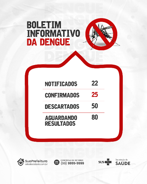 CONSCIENTIZAÇÃO CONTRA A DENGUE SOCIAL MEDIA