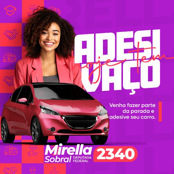 CAMPANHA POLÍTICA DEPUTADA FEDERAL ADESIVAÇO FEED PSD EDITÁVEL