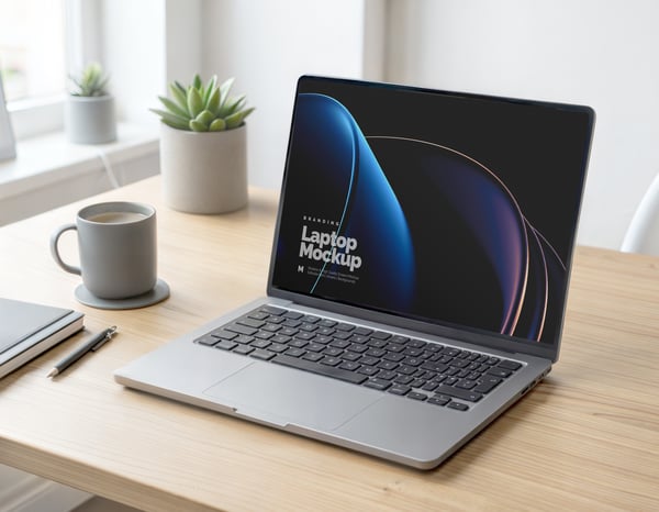 COMPUTADOR PSD EDITÁVEL MOCKUP