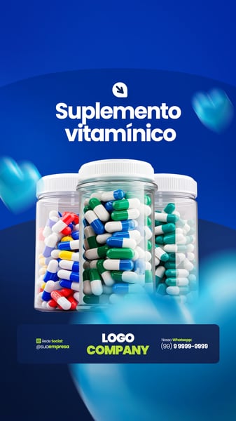 FARMÁCIA REMÉDIOS MEDICAMNETOS SOCIAL MEDIA PSD EDITÁVEL