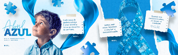 ABRIL AZUL - MÊS DE CONSCIENTIZAÇÃO SOBRE O AUTISMO CARROSSEL