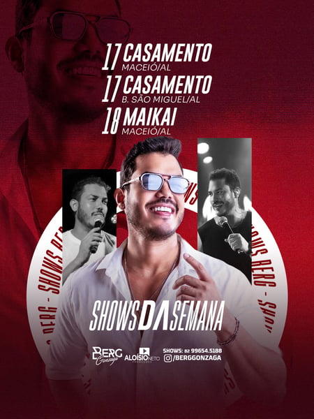 SHOWS DA SEMANA - BERG
