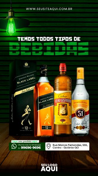 STORY | BAR | BOTECO | CERVEJARIA | DISK DE BEBIDAS | PSD EDITÁVEL