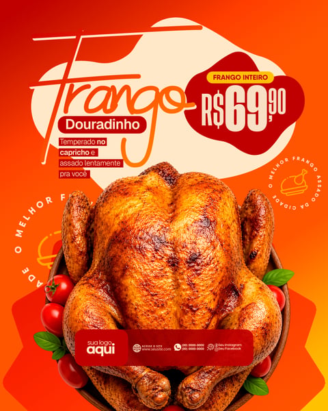 Social Media Frango Assado Delivery