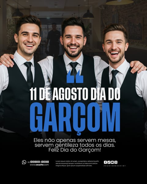 11 DE AGOSTO DIA DO GARÇOM 4