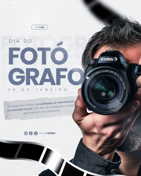 ATRAVÉS DAS LENTES A REALIDADE SE TRANSFORMA EM POESIA VISUAL DIA DO FOTÓGRAFO FEED VERTICAL  SOCIAL MEDIA POST