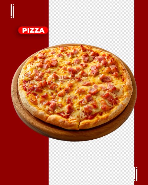 PIZZARIA | PIZZA | IMAGEM SEM FUNDO | PSD EDITÁVEL
