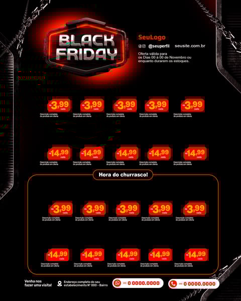 WLA ENCARTE BLACK FRIDAY SELO 3D TEMPLATE PSD