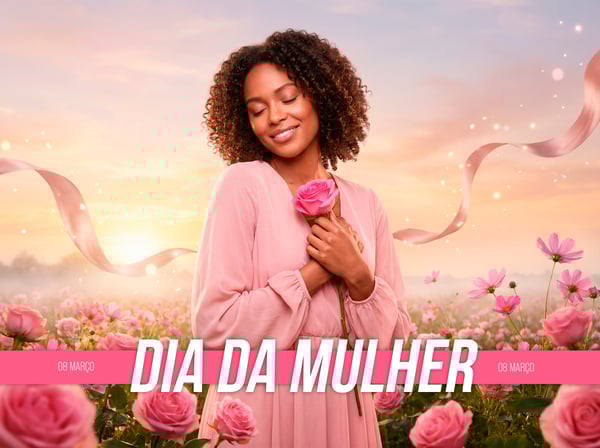 DIA DA MULHER PSD EDITÁVEL