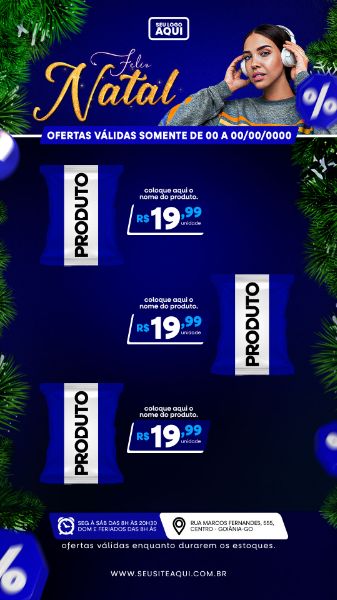 STORY | TABLÓIDE | FOLHETO | FELIZ NATAL | PSD EDITÁVEL