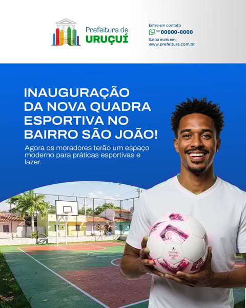 PREFEITURA INAUGURAÇÃO DE QUADRA ESPORTIVA