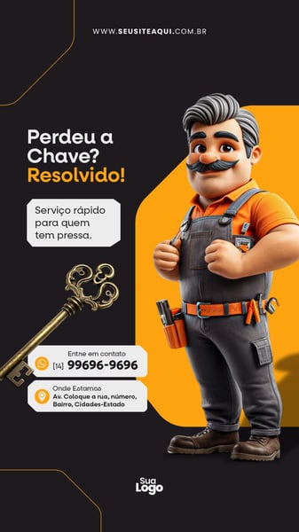 Story - Chaveiro - Social Media