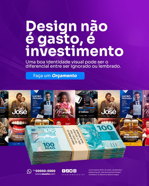 DESIGN GRÁFICO SOCIAL MEDIA PSD EDITÁVEL 8