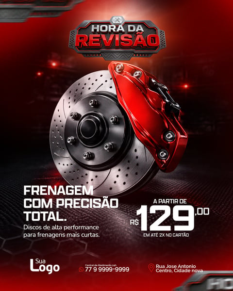 HORA DA REVISÃO SOCIAL MEDIA PSD EDITÁVEL 5