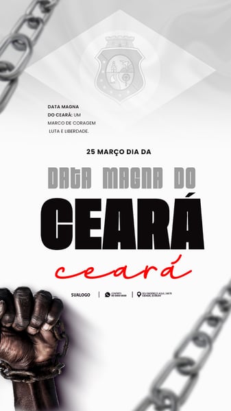 DATA MAGNA DO CEARÁ 25 DE MARÇO CORRENTES QUEBRADAS PSD EDITÁVEL 2 ST