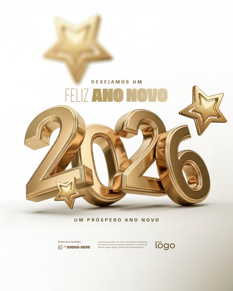 Post Feed Feliz Ano Novo 2026