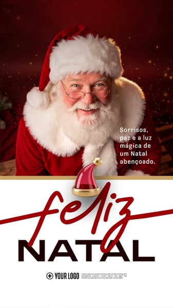 BOAS FESTAS NATALINAS CELEBRAÇÃO E ESPERANÇA SOCIAL MEDIA PSD STORY