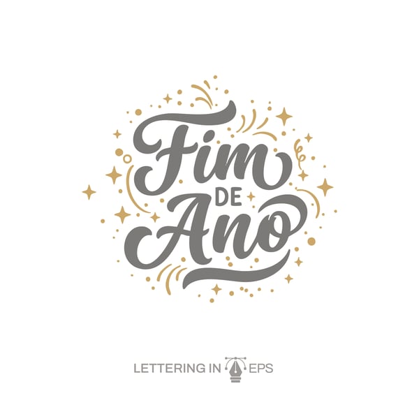 LETTERING FELIZ ANO NOVO 19