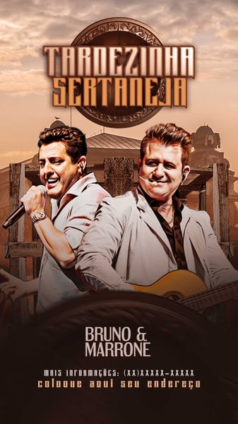 FLYER EVENTO TARDEZINHA SERTANEJA STORIES