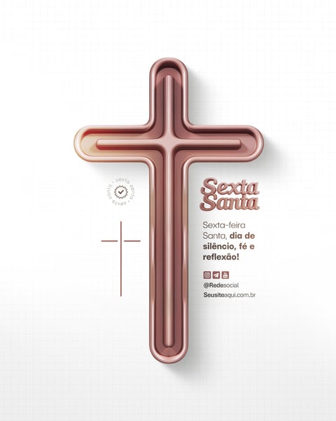 WUG SEXTA-FEIRA SANTA - SEMANA SANTA - SEXTA FEIRA 18 DE ABRIL SOCIAL MEDIA P5D EDITÁVEL (9)