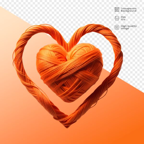 CORAÇÃO DE LÃ - ELEMENTO PARA COMPOSIÇÃO