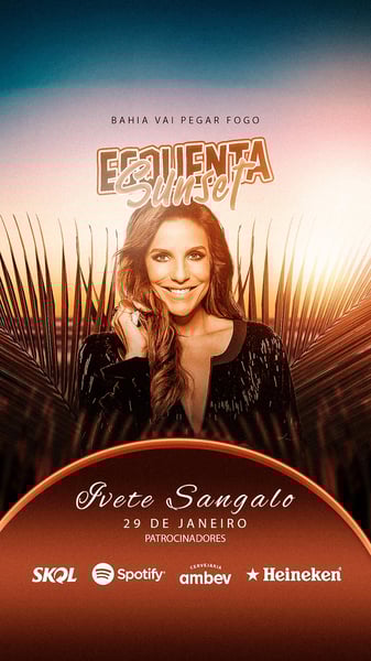 FLYER EVENTO ESQUENTA SUNSET STORIES