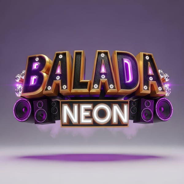 SELO 3D BALADA NEON FUNK REALISTA 03