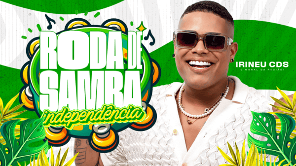 FLYER THUMB CAPA CD BANNER YOUTUBE RODA DE SAMBA INDEPENDÊNCIA PSD EDITÁVEL