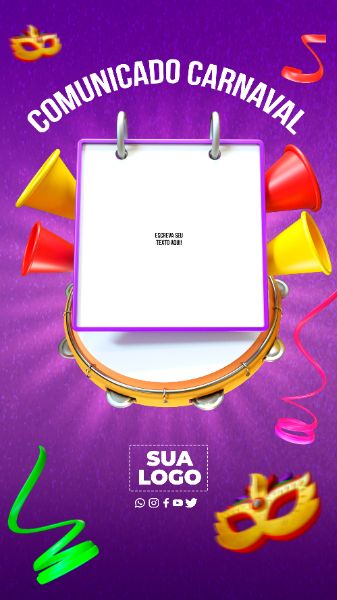 COMUNICADO CARNAVAL TEXTO EDITÁVEL