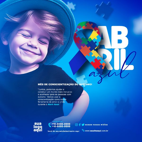 ABRIL AZUL MÊS CONSCIENTIZAÇÃO DO AUTISMO FEED