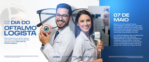 CARROSSEL SOCIAL MEDIA DIA DO OFTALMOLOGISTA 07 DE MAIO